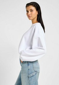 Lee SLEEVE DETAIL - Felpa - bright white