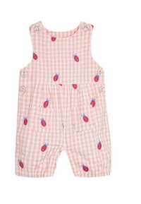 JoJo Maman Bébé - LADYBIRD EMBROIDERED GINGHAM - REGULAR FIT - Latzhose - pink ladybird Thumbnail-Bild 1