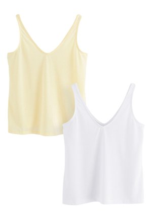 Next REGULAR FIT-2 PACK  - Top - lemon white