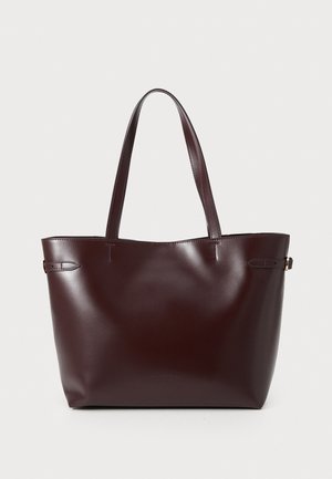 Shopping bags - dark aubergine