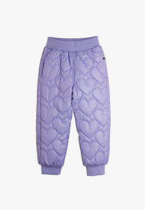 Mini Rodini, HEARTS QUILTED UNISEX - Overtræksbukser - purple