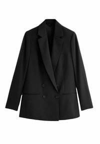 DOUBLE BREASTED - REGULAR FIT - Korte frakker - black