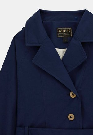 Guess, CANVAS CROP TRENCH - Overgangsjakke - dunkelblau