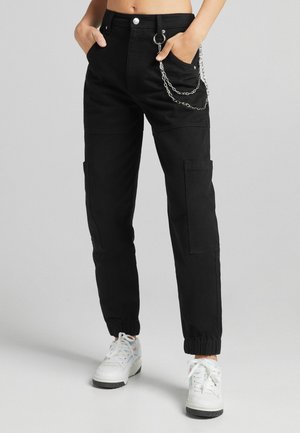 Pantaloni cargo - black