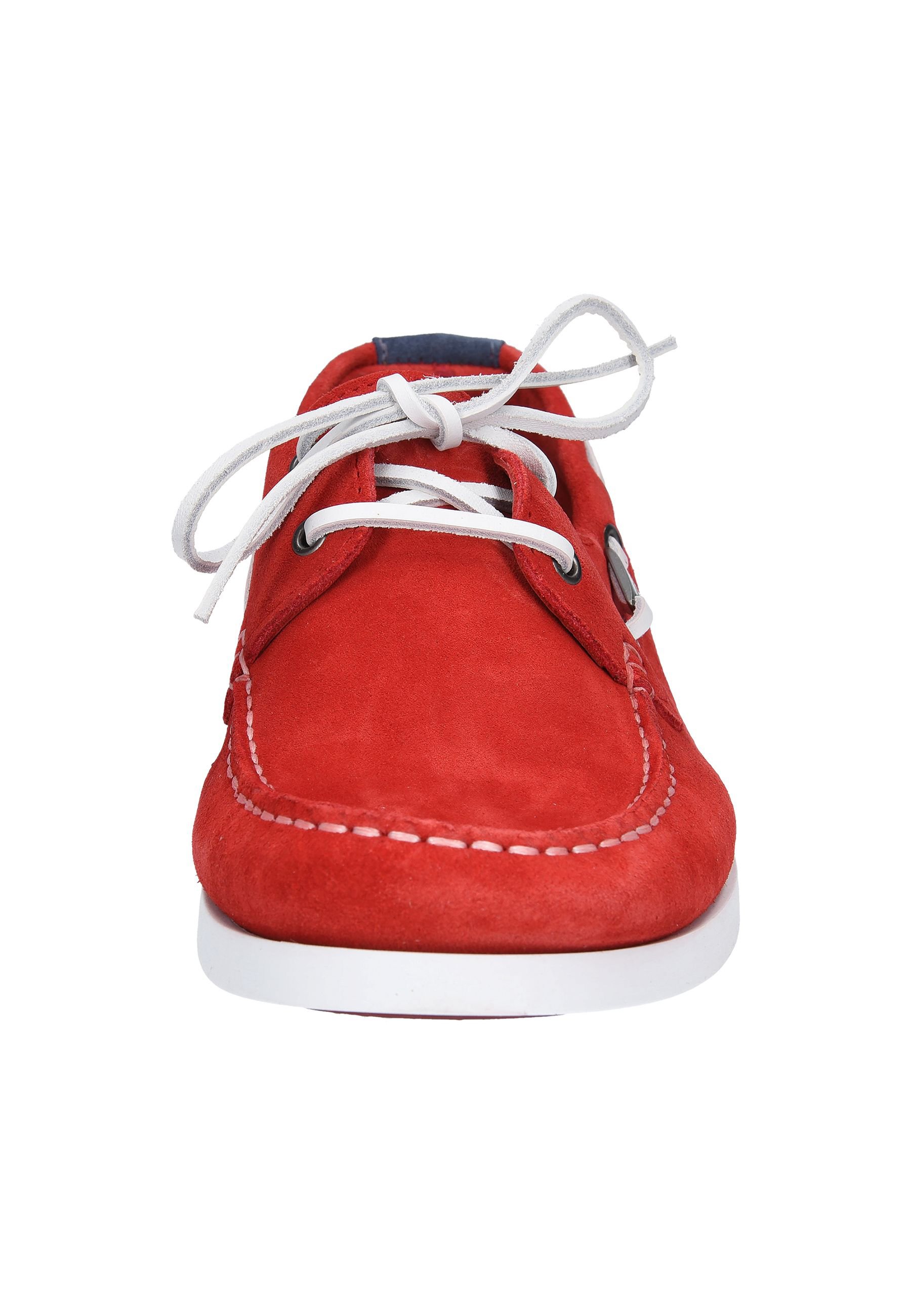 Bugatti DANILO - Boat shoes - rot/red 