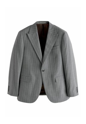 REGULAR FIT - TAILORED FIT STRIPE  - Blazer jacket - grey