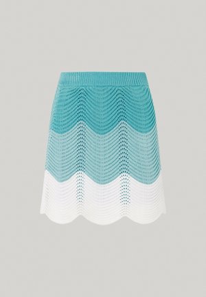 Pepe Jeans A-line skirt - wave blue