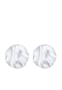 Elli STRUCTURED PLATE - Ohrringe - silberfarben