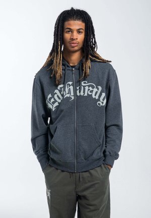 Ed Hardy DRAGON ZIP THROUGH  - Zip-up sweatshirt - charcoal marl