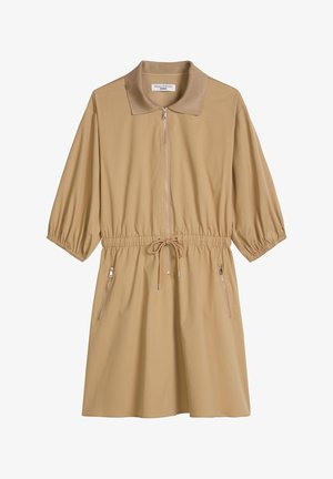 Marc O'Polo DENIM, WOVEN DRESSES, ZIPPED POLO DRESS - Robe de jour - smoky pine