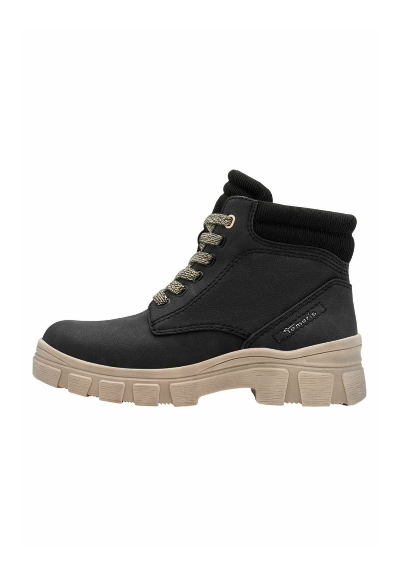 Tamaris Stivaletti con plateau - black