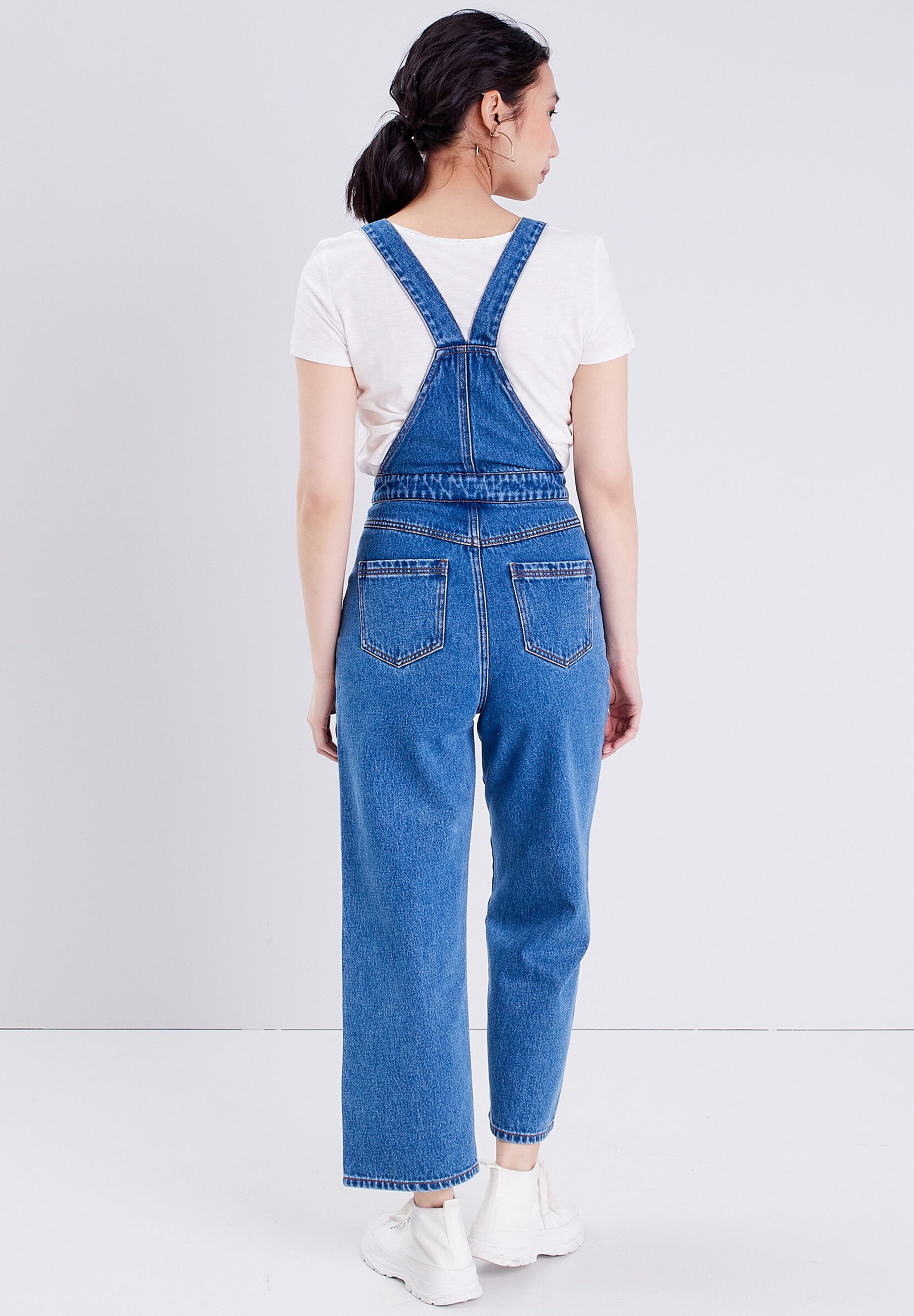 Cache Cache GERADER SCHNITT - Dungarees - denim stone/stone blue denim -  Zalando.de