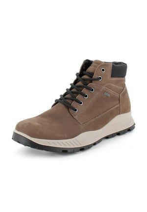 Botines con cordones - fango