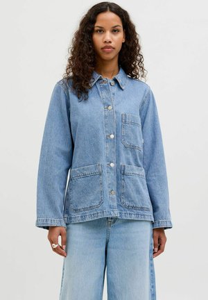JXELA - Button-down blouse - light blue denim