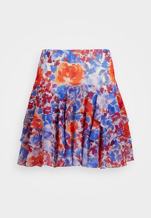 Lauren Ralph Lauren VERHRAY A LINE - A-lõikeline seelik - white/multi-colored