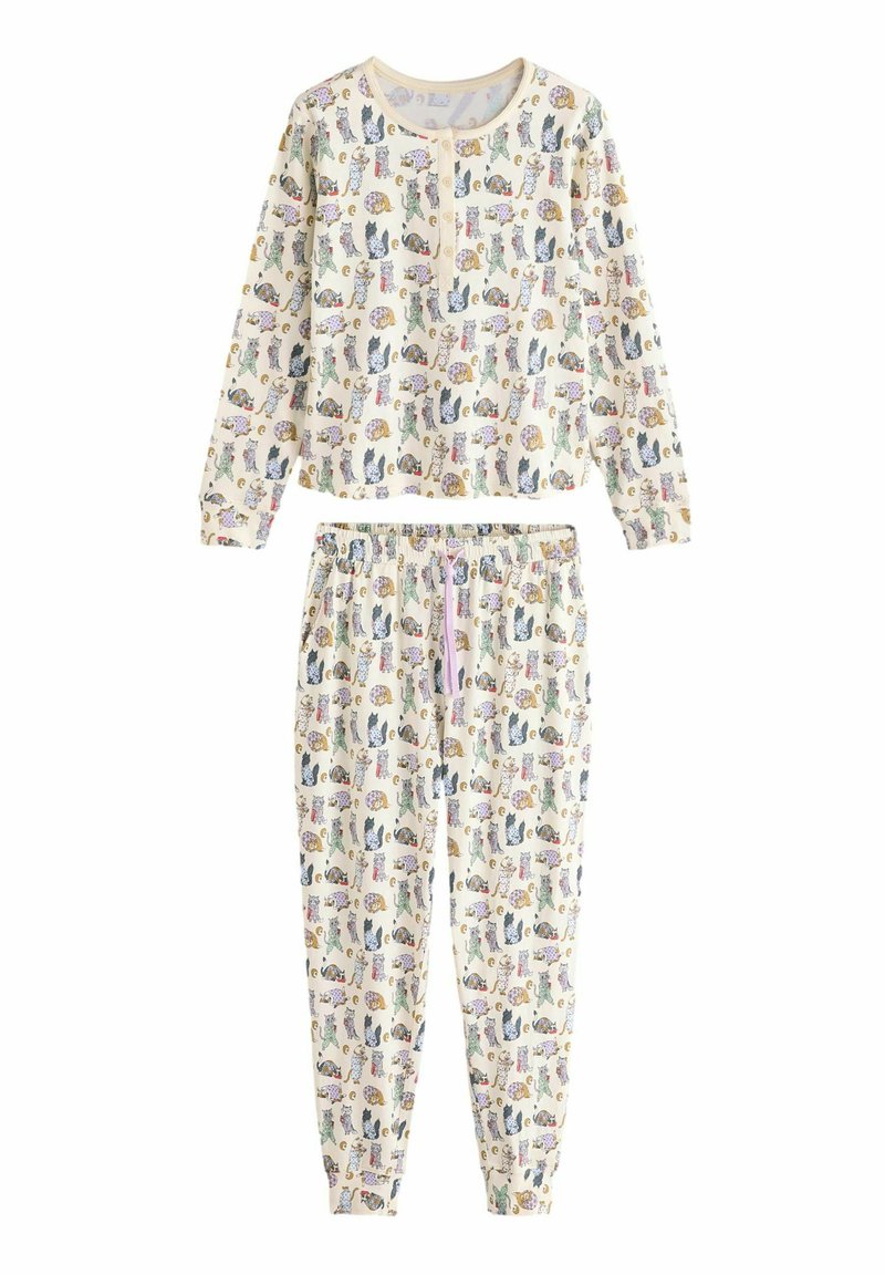 Cath Kidston HENLEY - REGULAR FIT SET - Pyžamo - ecru cats