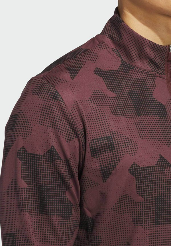 GO-TO PRINTED QUARTER-ZIP - Long sleeved top - aurora ruby3