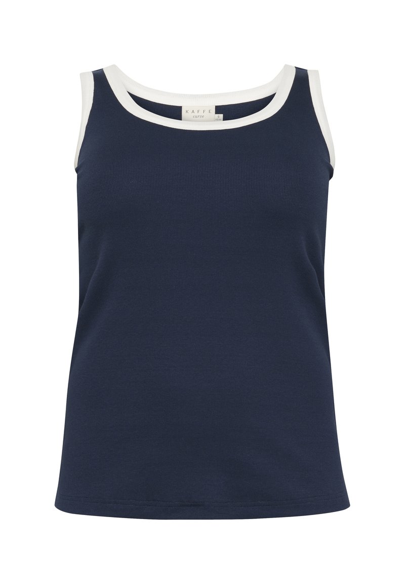 Kaffe Curve Top donkerblauw