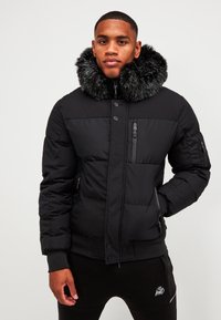 Kings Will Dream SANDERS SHORT  BOMBER JACKET - Casaco leve - jet black