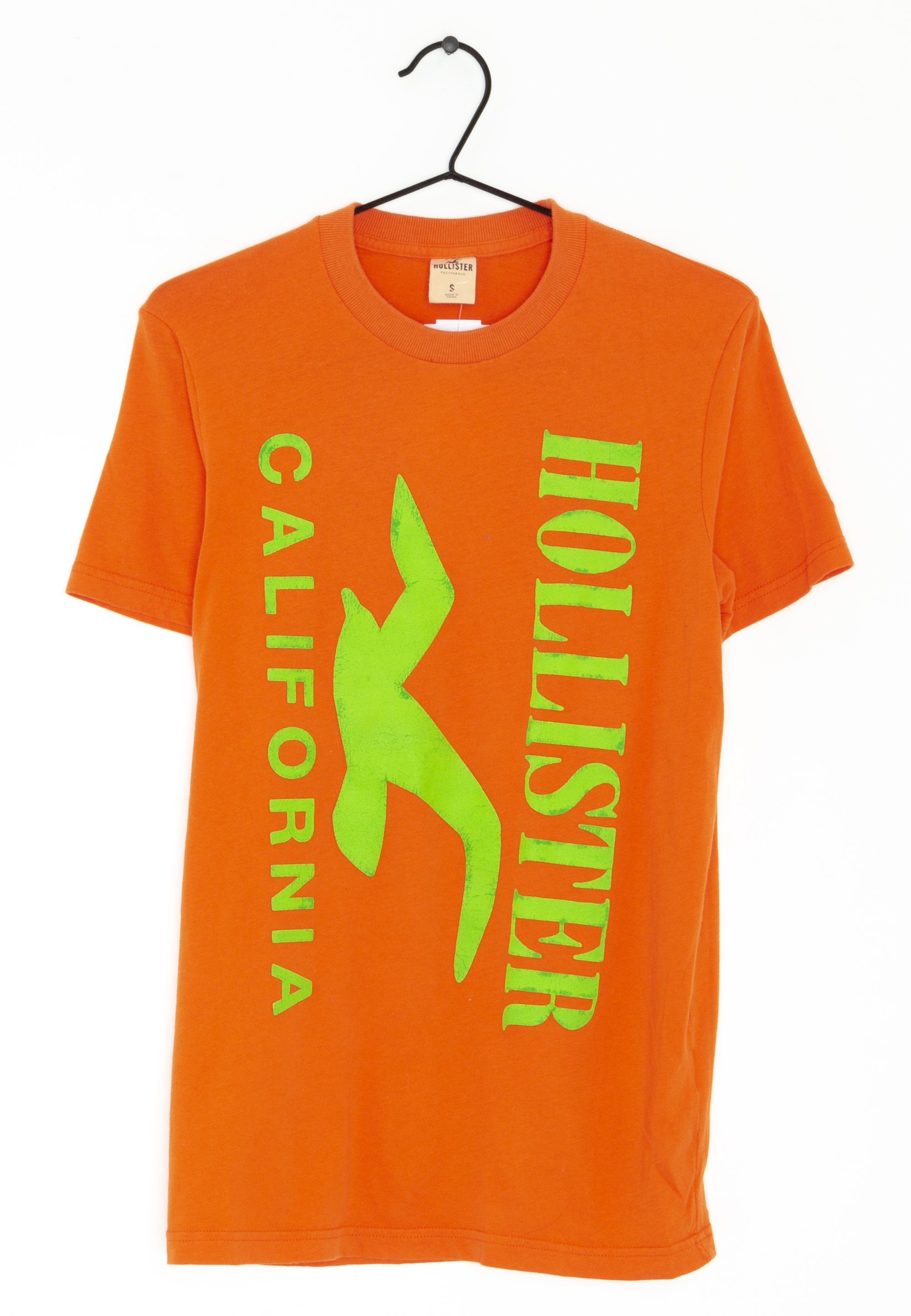 Hollister Camiseta estampada orange/naranja (Segunda mano