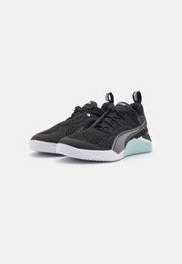 Puma FUSE 3.0 - Pantofi training - black/turquoise surf
