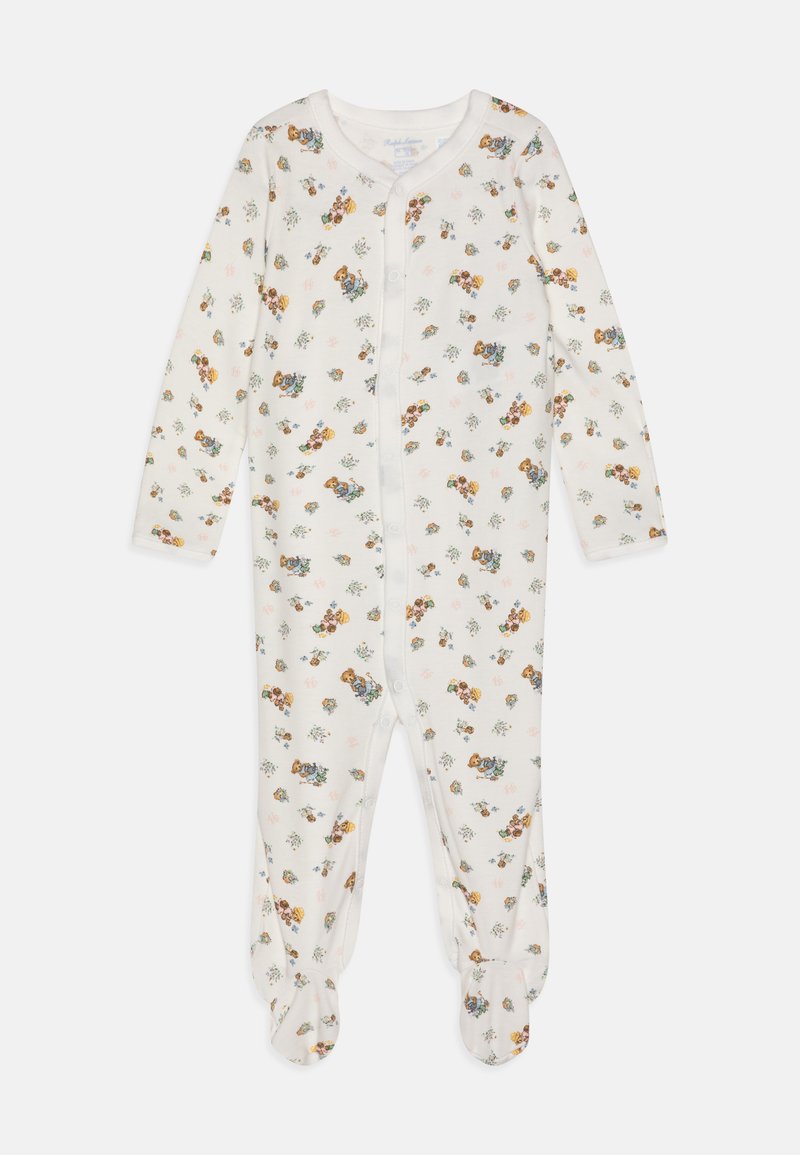 Polo Ralph Lauren BEAR ONE PIECE COVERALL Sleep suit multicoloured