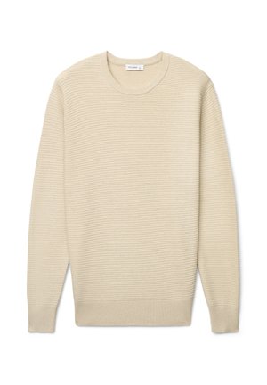 UNITA - Strickpullover - beige chiaro melange
