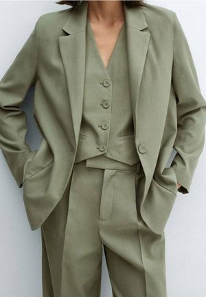 Halflange jas - light green