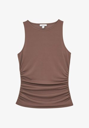Reiss, MADELYNNE RUCHED-SIDE - Top - mink