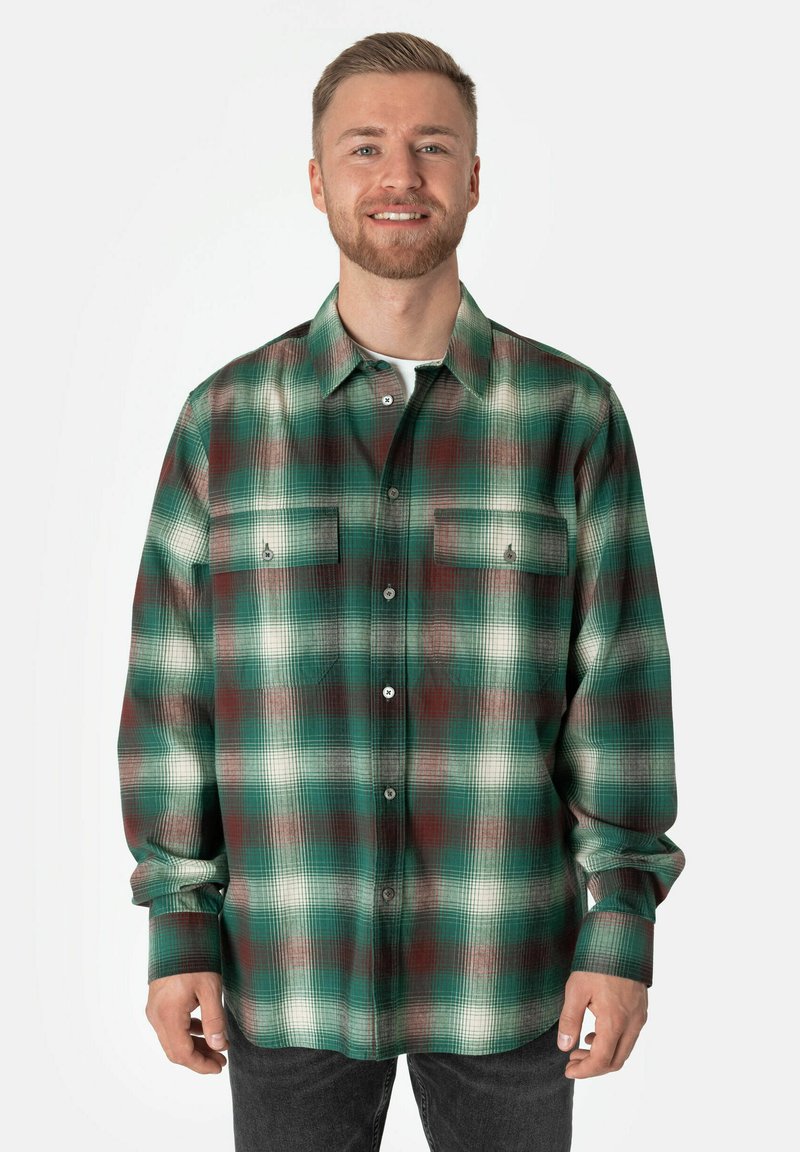 WOOD WOOD AVENIR - Camisa - green check