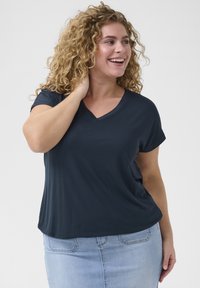 Kaffe Curve - KCJENA - Basic T-shirt - midnight marine Thumbnail Image 1