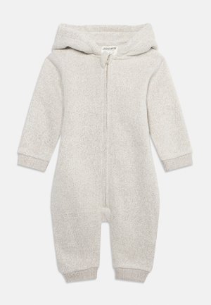 Jacky Baby, HOODED OVERALL UNISEX - Jumpsuit - beige mélange