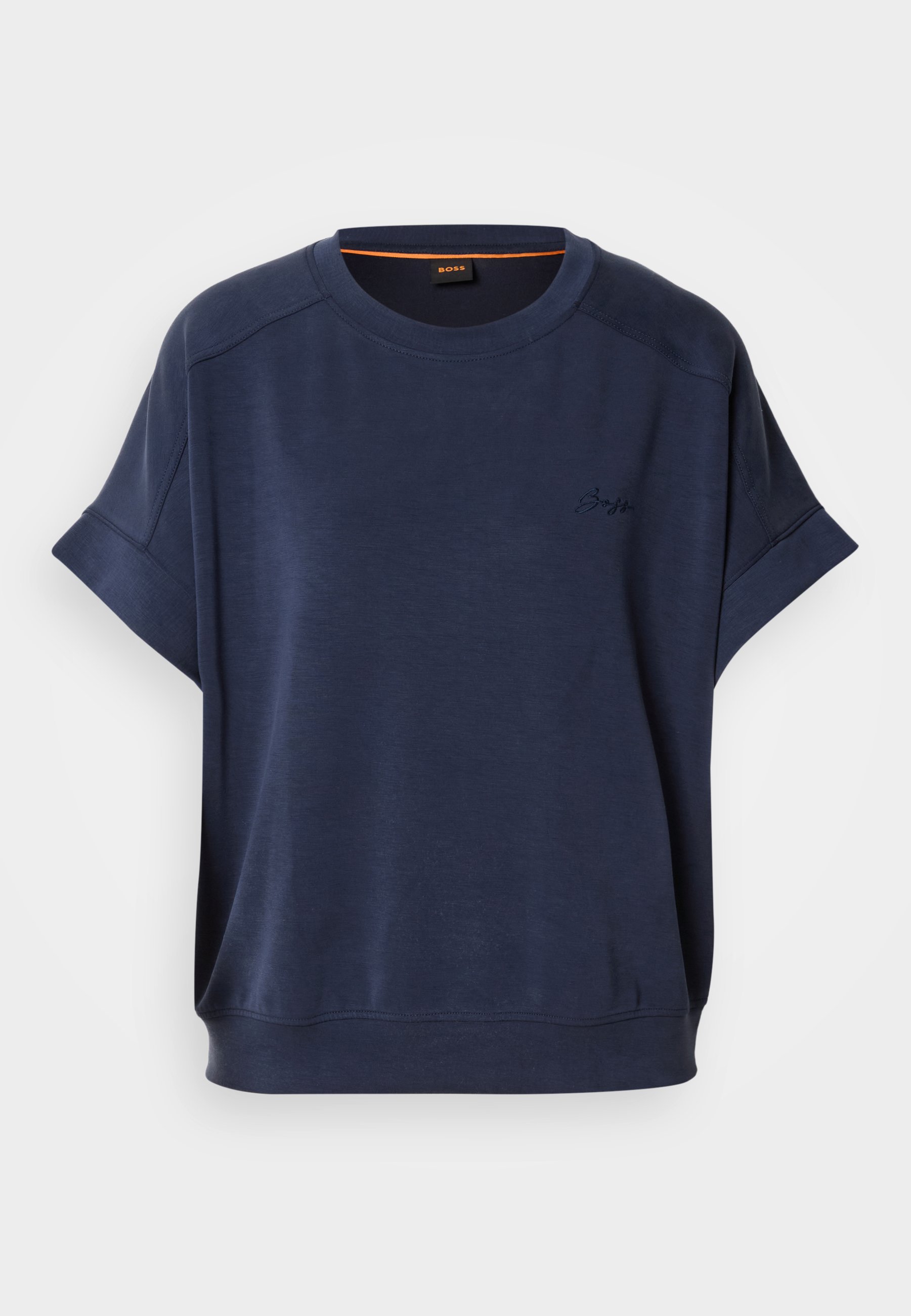 売れ筋商品|||ボス Tシャツ レディース トップス ENARI - Print T-shirt - dark blue Toward the Blue Tシャツ(ネイビー) | SHE'S ONLINE SHOP