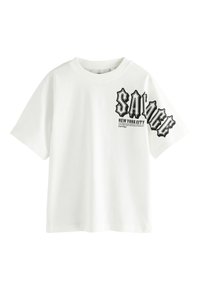 Ikke valgt, white savage back print