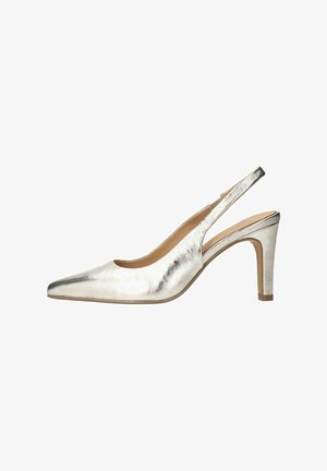 Manfield SLINGBACK - Hoge hakken - gold