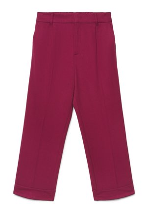 Calliope, PANTALONE LUNGO TINTA UNITA - Trousers - bordeaux