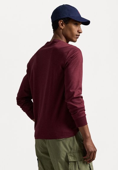 Polo Ralph Lauren LONG SLEEVE - Topper langermet - spring wine heather
