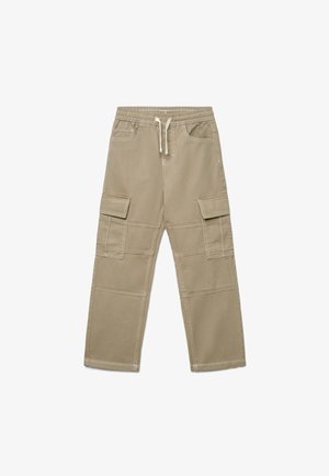 Terranova, PANTALONE LUNGO TINTA UNITA - Pantaloni cargo - tabacco