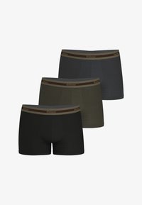 Sélectionné, noir kaki anthracite