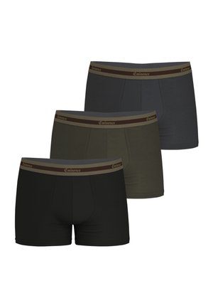 LOT DE 3  - Boxers - noir kaki anthracite