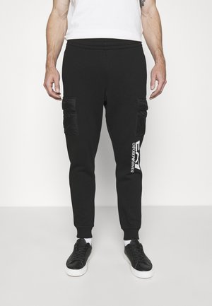 EA7 Emporio Armani, Pantaloni sportivi - black/white