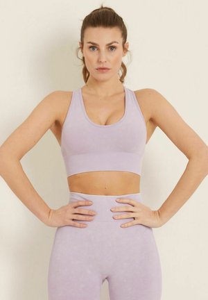 SPORTIVO - Bustier - lilla tinta unita