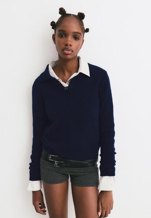 Top s dlhým rukávom - dark blue