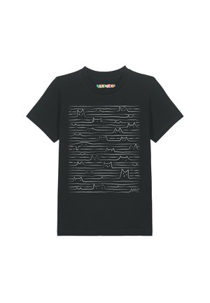 CATS - T-shirt imprimé - black