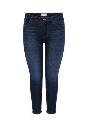 ONLY Carmakoma CARWILLY  - Jeans Skinny Fit - dark blue denim