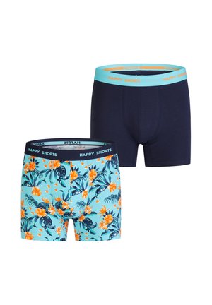 Happy Shorts, 2 PACK - Kurze Boxershorts - flower print navy