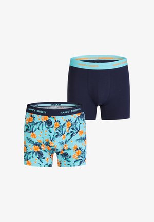 Happy Shorts, 2 PACK - Trunks - flower print navy