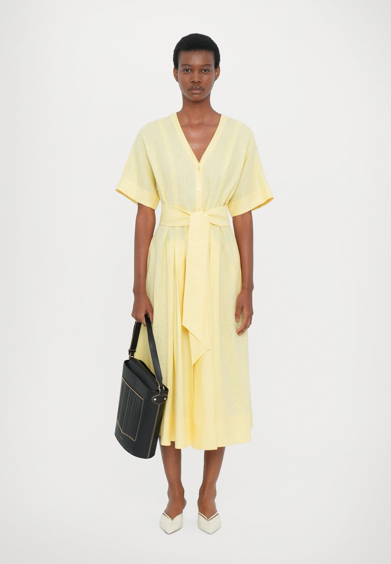 Weekend Max Mara ASSENZI - Shirt dress - giallo/black - Zalando.co.uk