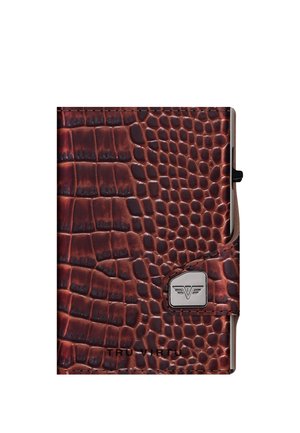 Click & Slide Double Wallet - Portefeuille - brown/silver