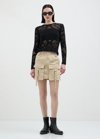 Calliope TRAFORATA EFFETTO - Strickpullover - nero